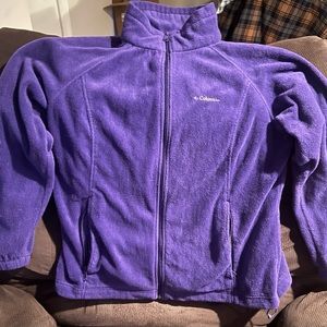Purple Columbia fleece zip up